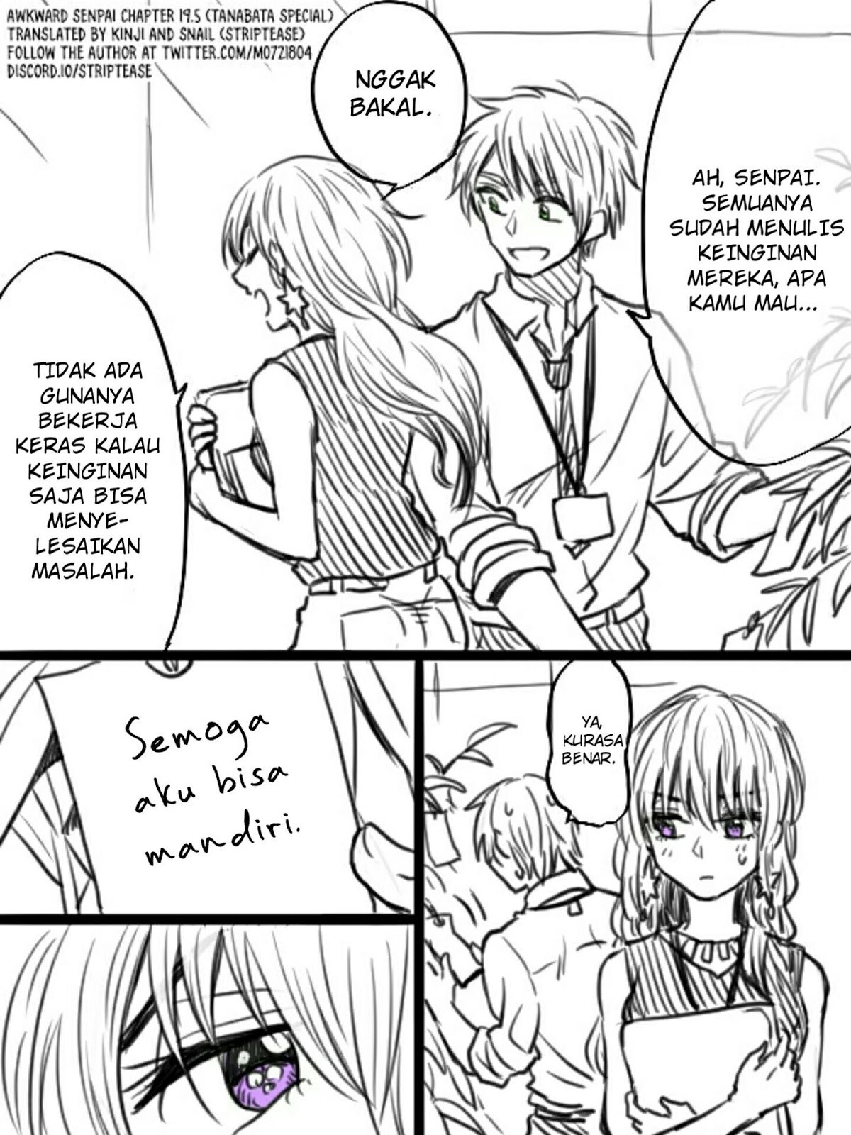 Awkward Senpai Chapter 19.5 Gambar 1